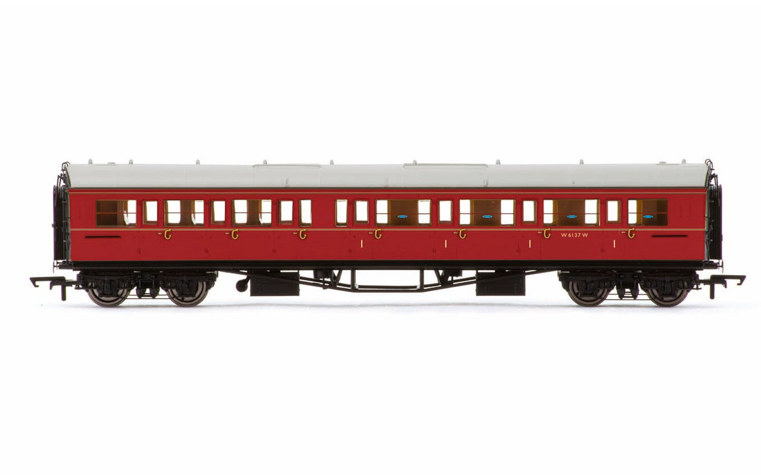 Hornby R4767 BR  Collett 'Bow-Ended' Corridor Composite (Right Hand)  W6137W - Era 5