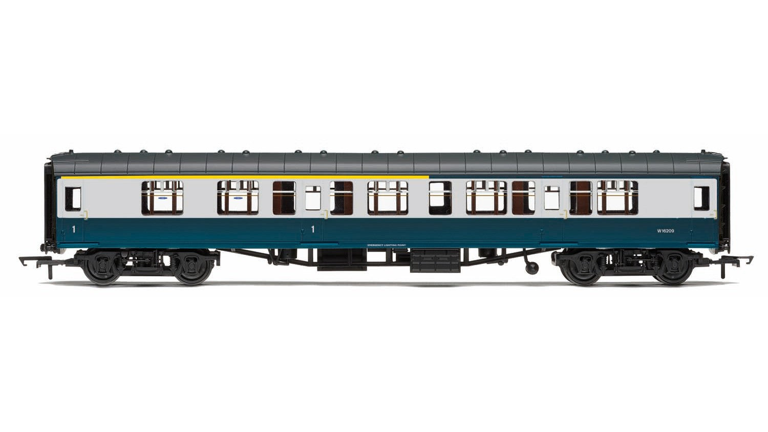 Hornby R4773 BR  Mk1 Corridor Composite  W16209 - Era 7