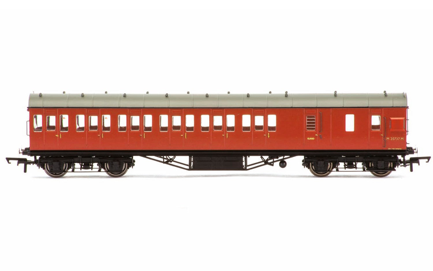 Hornby R4801A BR  57' Stanier Non-Corridor Brake Third  M20737M - Era 4