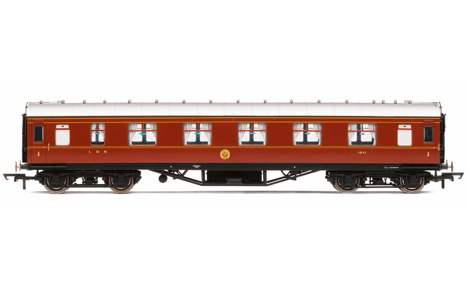 Hornby R4803 LMS  Period III Corridor First  1041 - Era 3