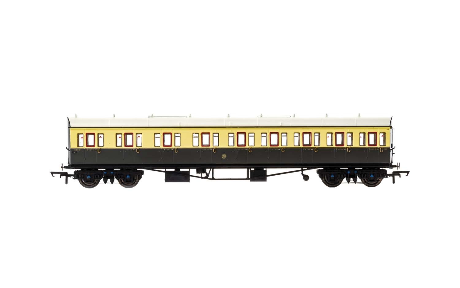 Hornby R4874A GWR  Collett 57' Bow Ended E131 Nine Compartment Composite (Left Hand)  6626 - Era 3