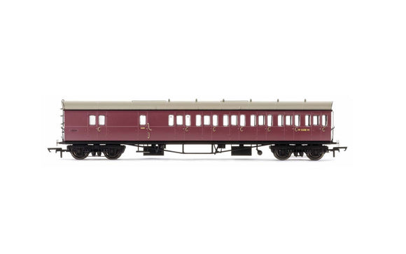 Hornby R4881 BR  Collett 57' Bow Ended D98 Six Compartment Brake Third (Right Hand)  W5508W - Era 4