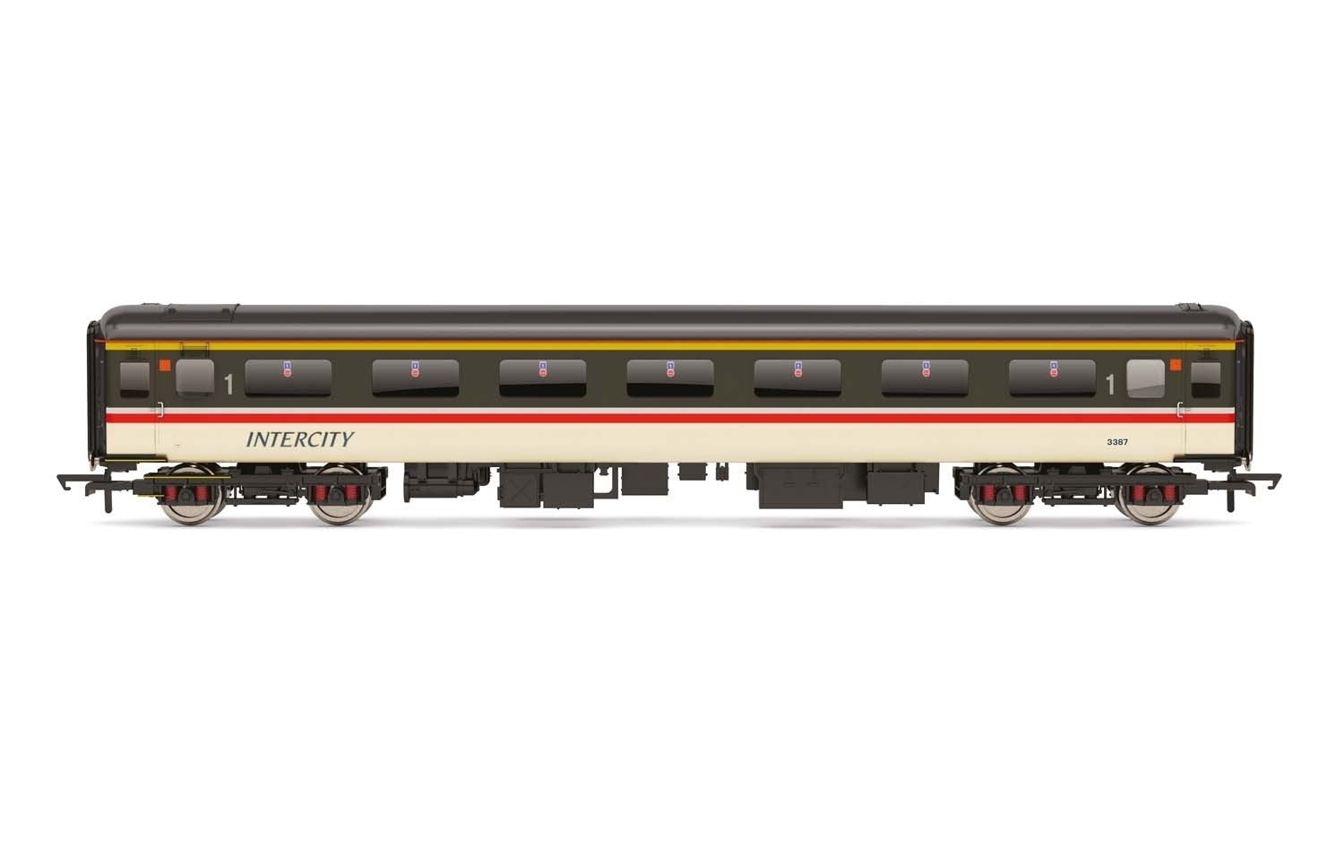 Hornby R4920 BR Intercity  Mk2F First Open  3387 - Era 8