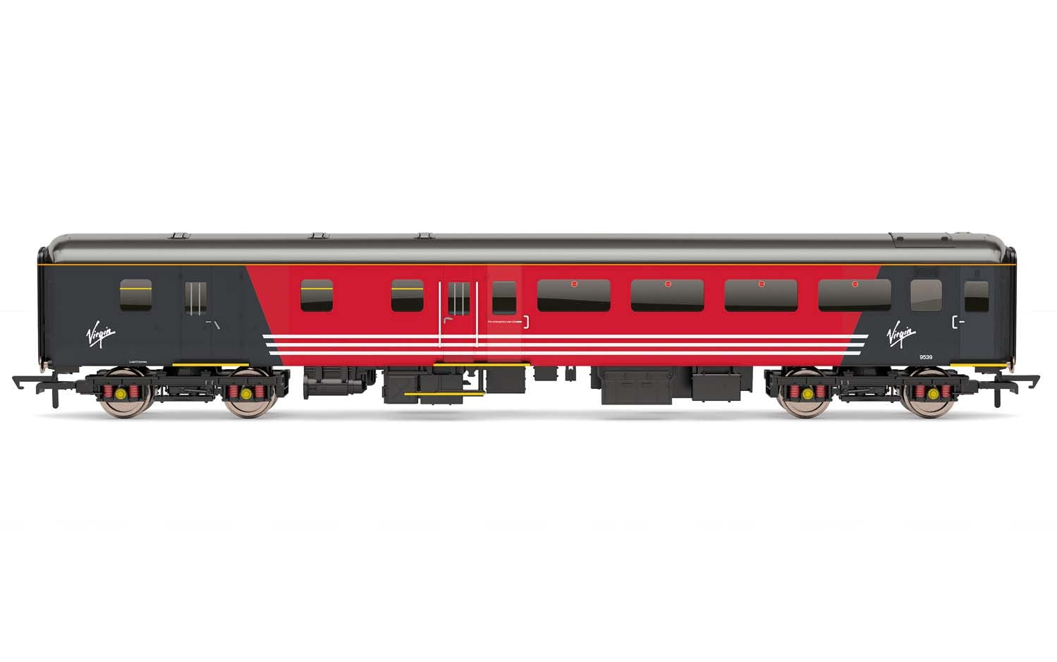Hornby R4945 Virgin Trains  Mk2F Brake Standard Open  9539 - Era 9