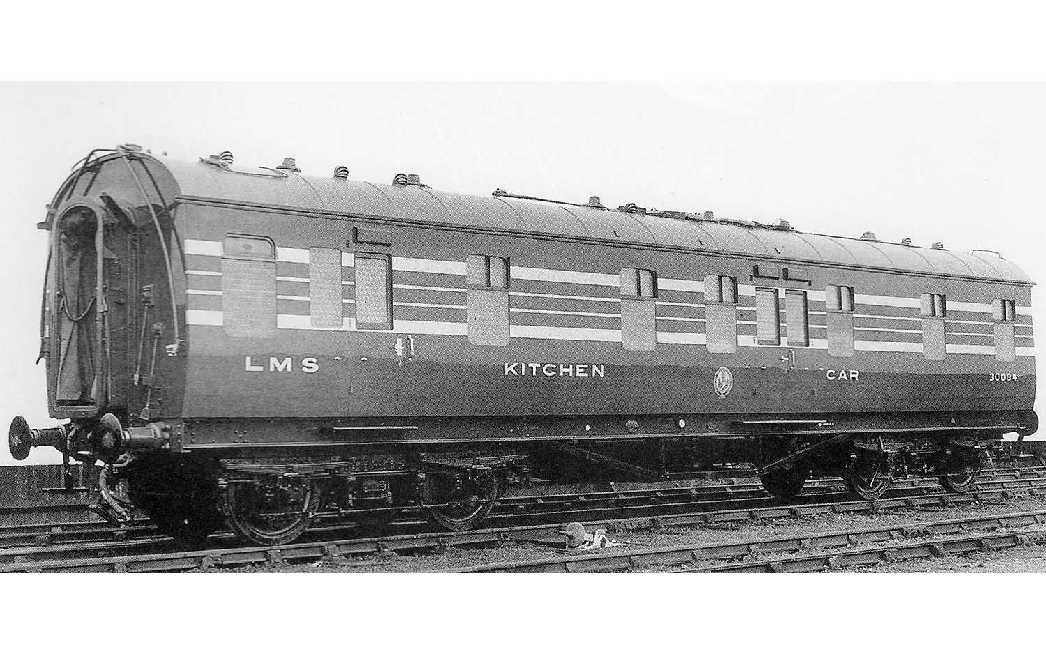 Hornby R4963 LMS  Stanier D1912 Coronation Scot 50' RK  30084  - Era 3