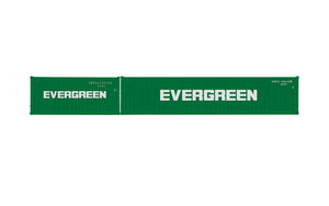 Hornby R60042 Wagons Evergreen  Container Pack  1 x 20’ and 1 x 40’ Containers - Era 11