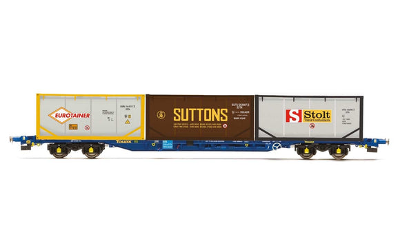 Hornby R60046 Wagons Touax  KFA Container Wagon  with 3 x 20’ Tanktainers - Era 11