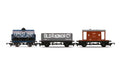 Hornby R60047 Wagons Triple Wagon Pack  Mixed Wagons with Brake Van - Era 3