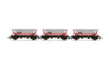 Hornby R60063 Wagons HAA Hopper Wagons  Three Pack  BR Railfreight - Era 8