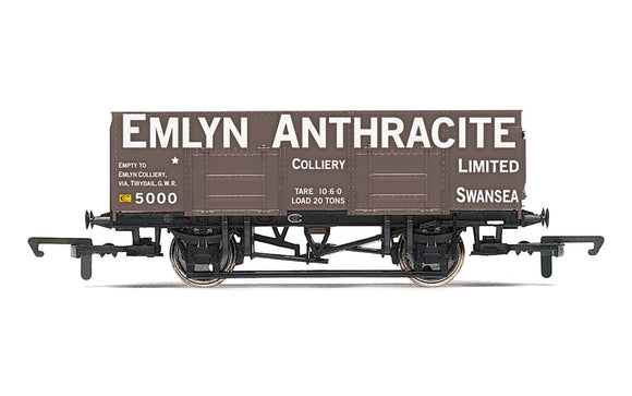 Hornby R60111 21T Coal Wagon Emlyn Anthracite - Era 3