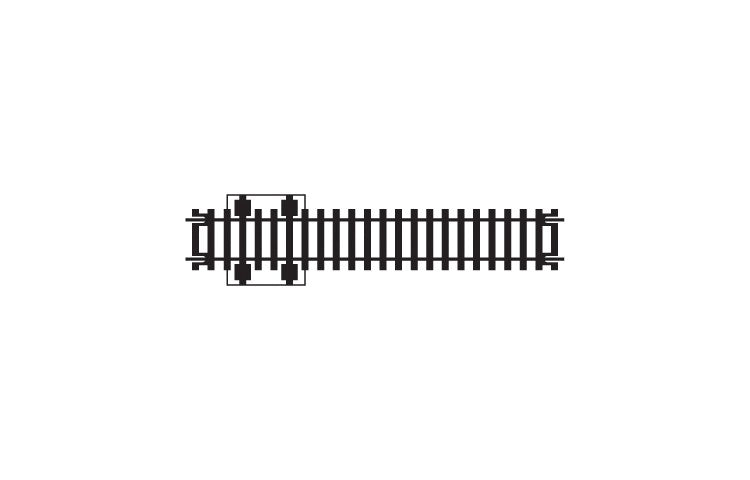 Hornby R618 Double Isolating Track