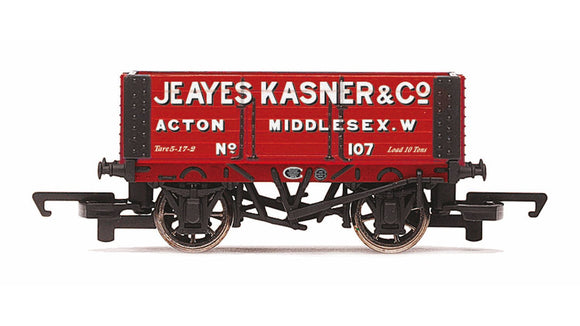 Hornby R6815 6 Plank Wagon  Jeayes Kasner & Co. 107 - Era 3