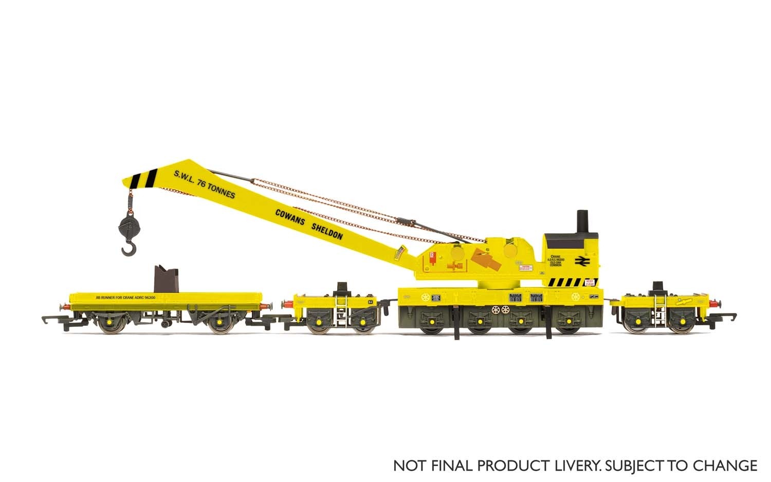 Hornby R6897 BR  75T Breakdown Crane - Era 6