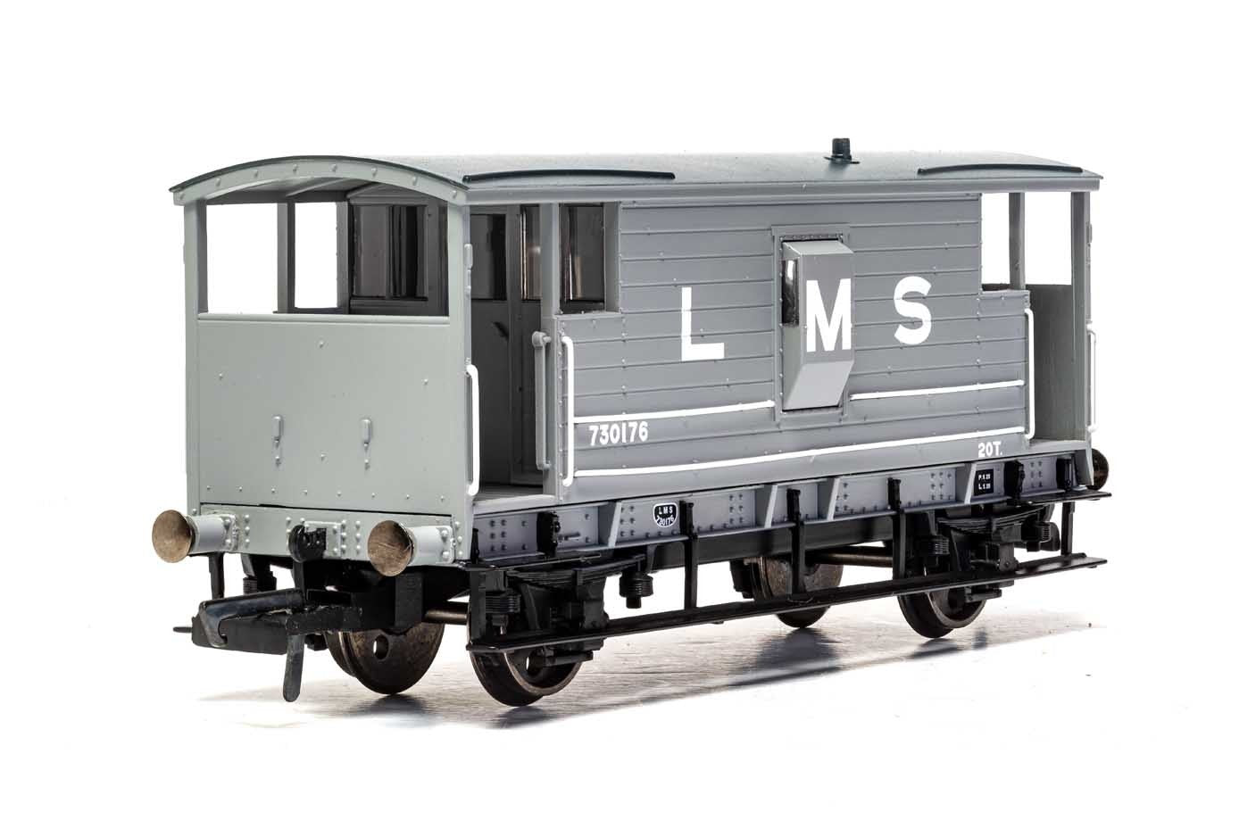 Hornby R6907A LMS  D1919 20T Brake Van  730473 - Era 3