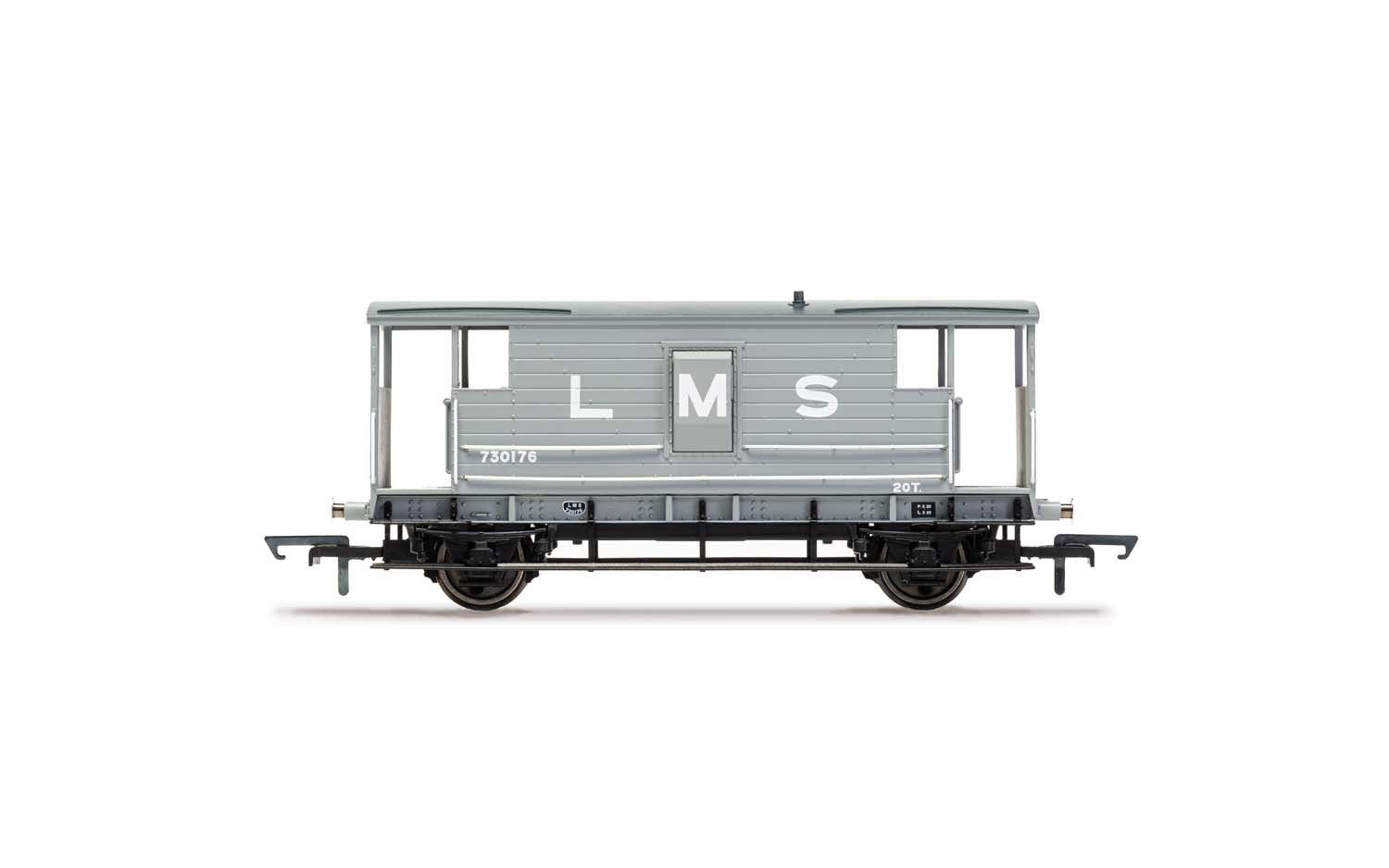 Hornby R6907 LMS  D1919 20T Brake Van  730176 - Era 3