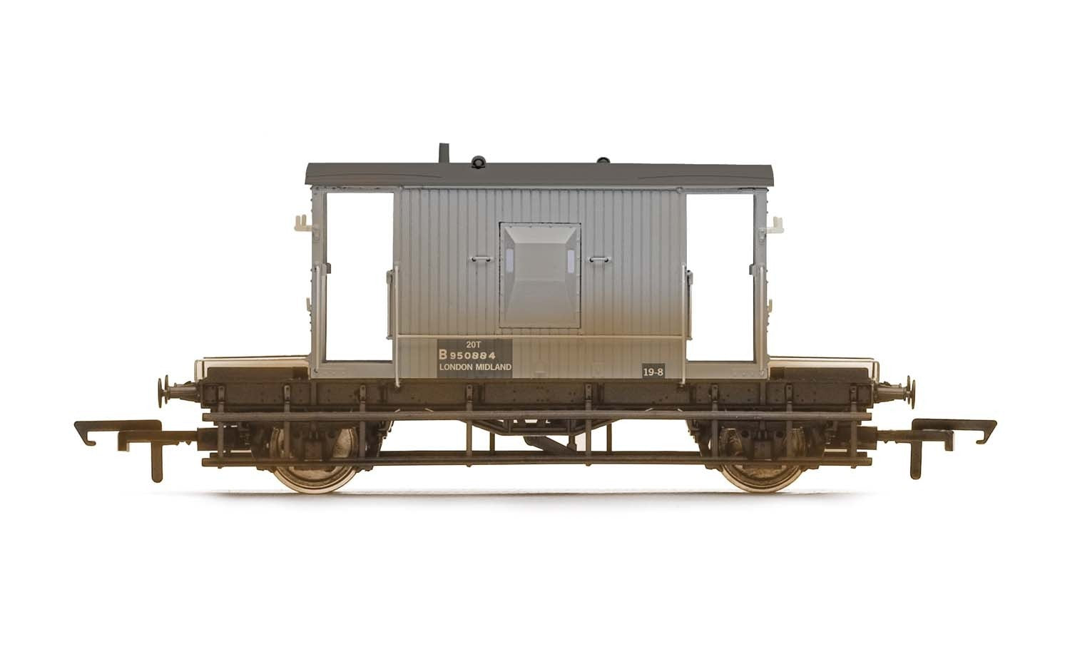Hornby R6920 BR  20T Brake Van (Weathered)  B950884 - Era 6