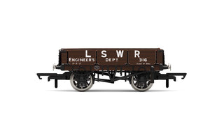 Hornby R6944 LSWR  3 Plank Wagon  LSWR Engineers 316 - Era 2
