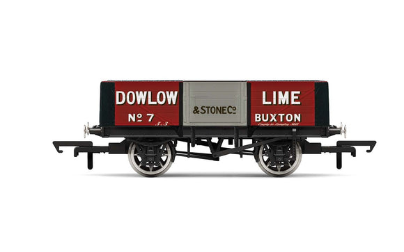 Hornby R6947 Dowlow Lime  5 Plank Wagon  No. 7 - Era 2/3