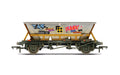 Hornby R6961 BR  HAA wagon with graffiti  355855 - Era 8