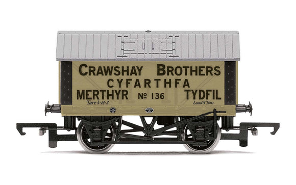 Hornby R6976 Crawshay Brothers  8T Lime Wagon  No. 136 - Era 2/3
