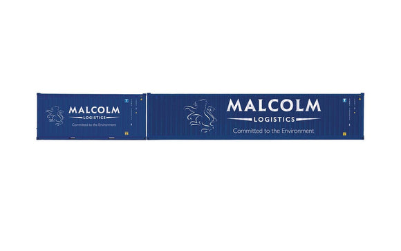 Hornby R6999 Malcolm Logistics  Container Pack  1 x 40' and 1 x 20' Containers - Era 11