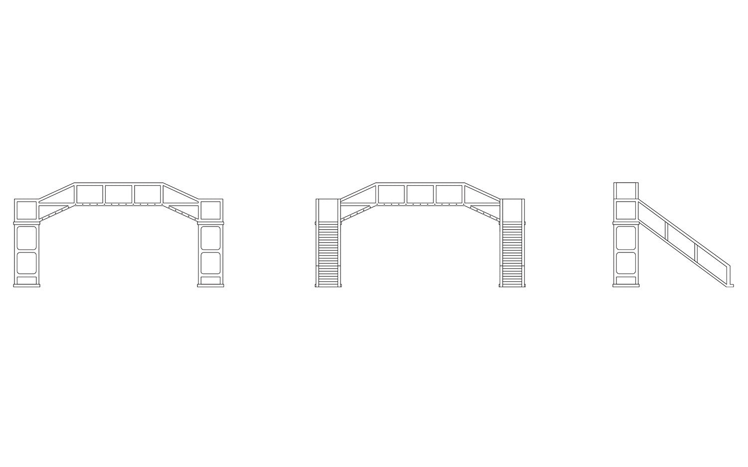 Hornby R7366 South Eastern Railway Footbridge