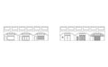 HORNBY R7367 Low Relief Viaduct with Lock Ups 2 Red Brick