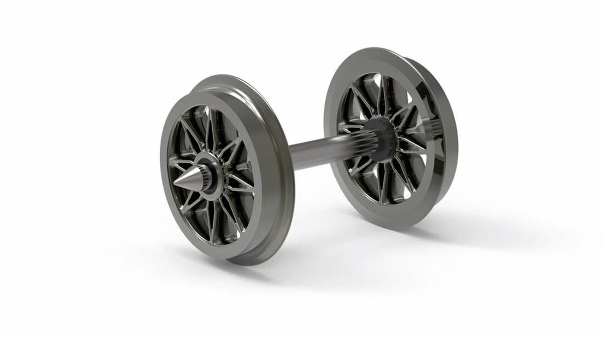 Hornby R8100 12.6mm Split Spoked Wheels
