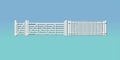 PECO RATIO 420 GWR STATION FENCING WITH RAMPS AND GATES
