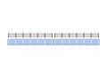 PECO RATIO 217 FLEXIBLE WOODEN LINESIDE FENCING BROWN  FENCING  N SCALE