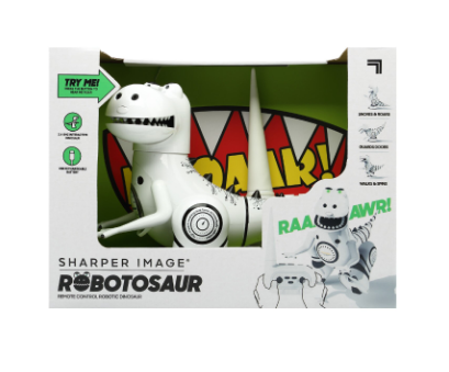 SHARPER IMAGE 1215000341 ROBOTOSAUR RC DINOSAUR