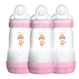 MAM Easy Start Anti Colic Bottle 2m+ 3 Pack- Pink