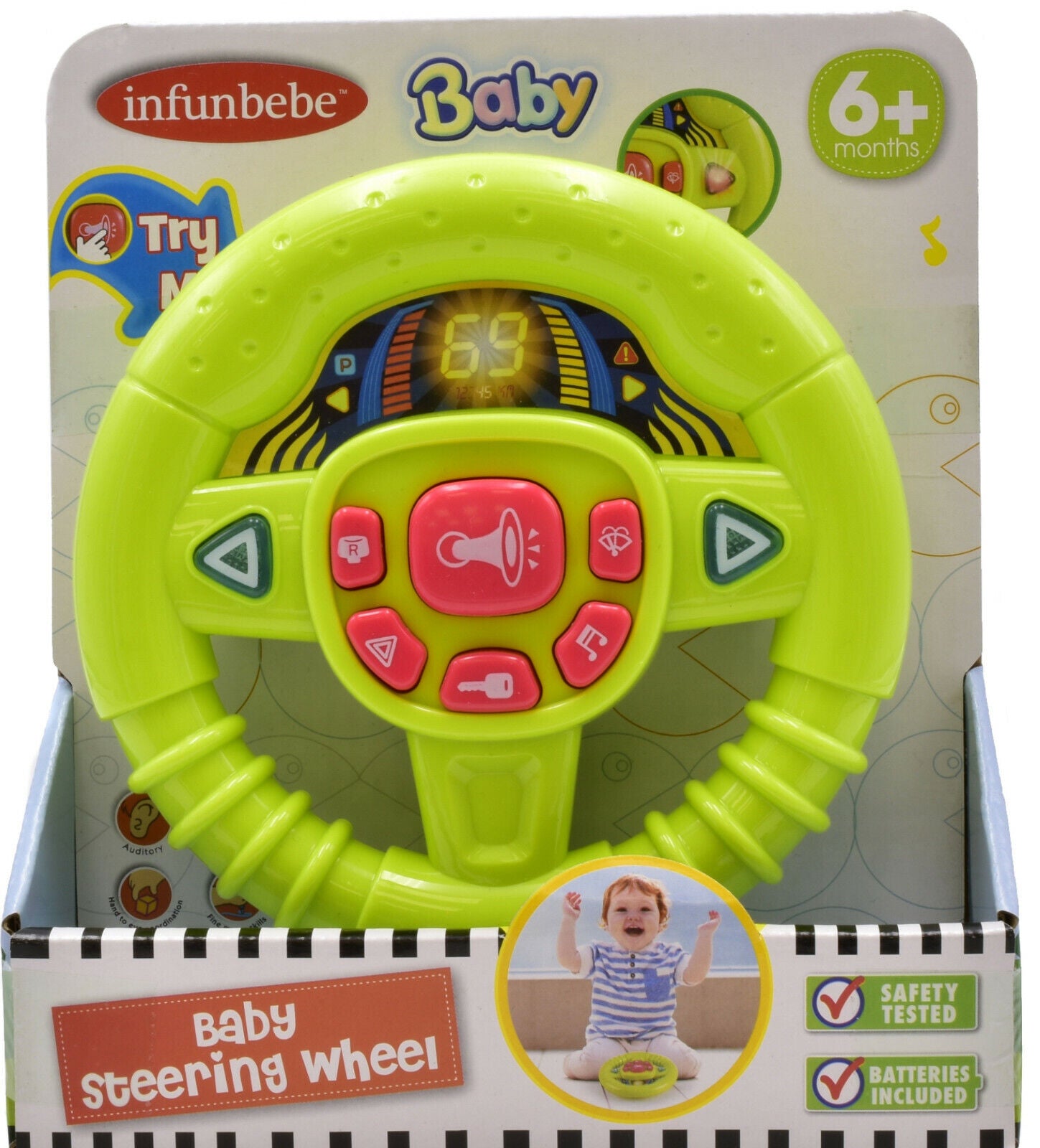 INFUNBEBE TY7689 BABY STEERING WHEEL (two4ten)
