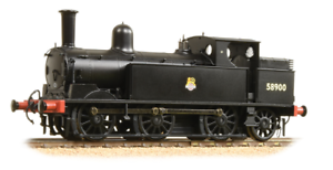 BACHMANN LOCOMOTIVE 35-051 LNWR WEBB COAL TANK 58900 BR BLACK EARLY EMBLEM