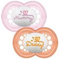 MAM Style Soother 2 pack 6m+ PINK