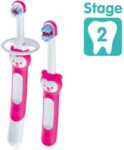 MAM Learn To Brush Set 5m+ Pink
