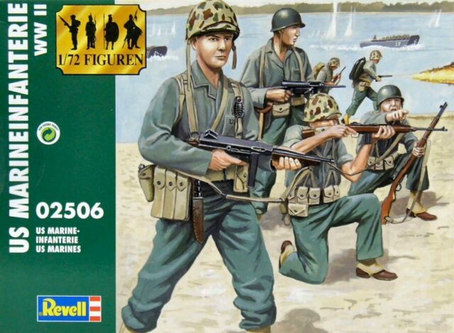 REVELL 02506 U.S MARINE INFANTRY WWII  1/72 SCALE