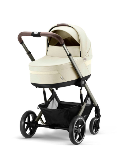 Cybex Balios S Lux Taupe Frame Essentials Bundle in Seashell Beige