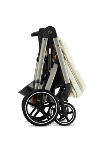 Cybex Balios S Lux Taupe Frame Essentials Bundle in Seashell Beige