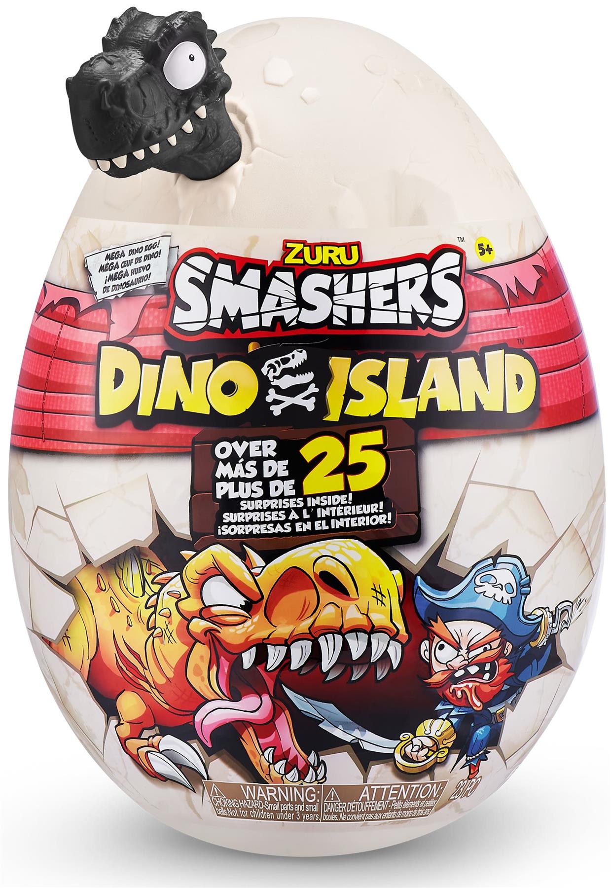 ZURU 7487 SMASHERS MEGA DINO ISLAND EGG OVER 25 SURPRISES