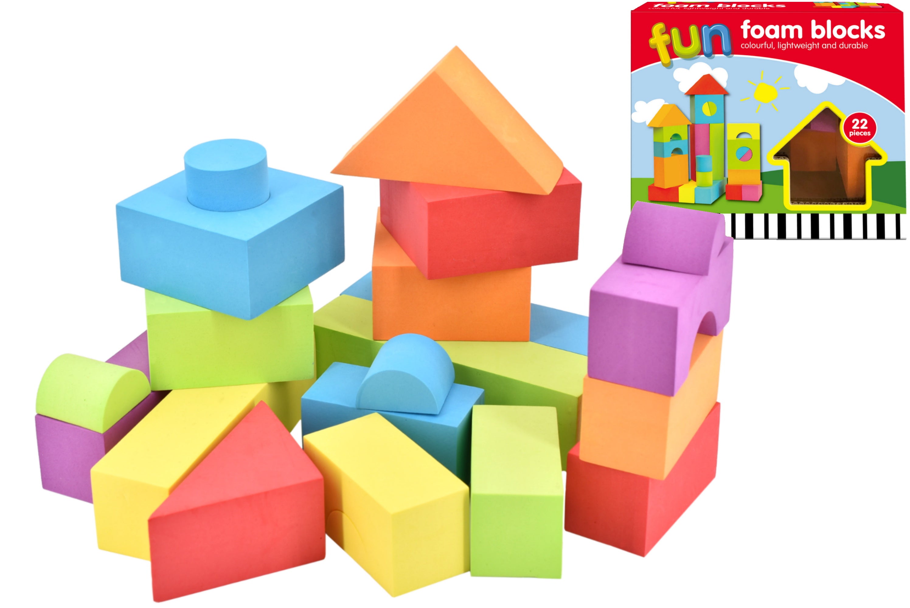 INFUNBEBE TY5956 FOAM BUILDING BLOCKS