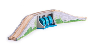 BIGJIGS BJT279 WATERFALL BRIDGE WOODEN RAILWAY