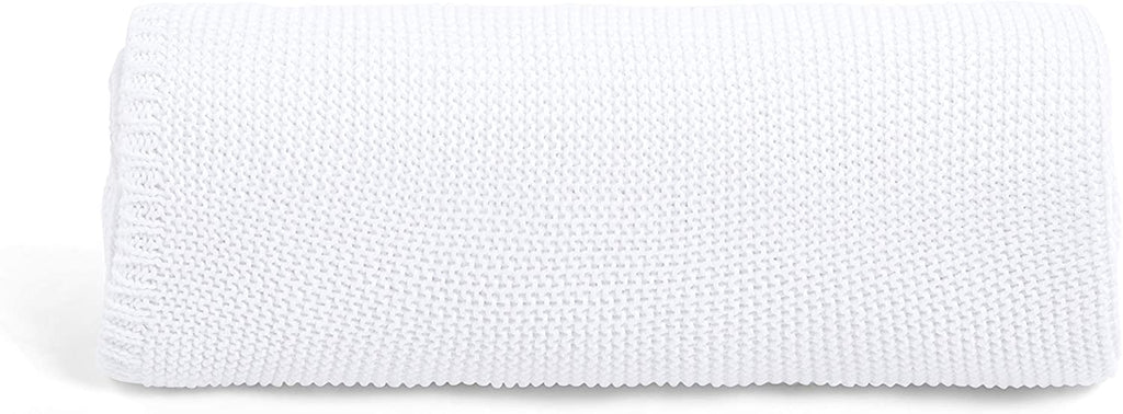 Snuz 3 Piece Plain White Bedding Set For SnuzPod Bedside Crib
