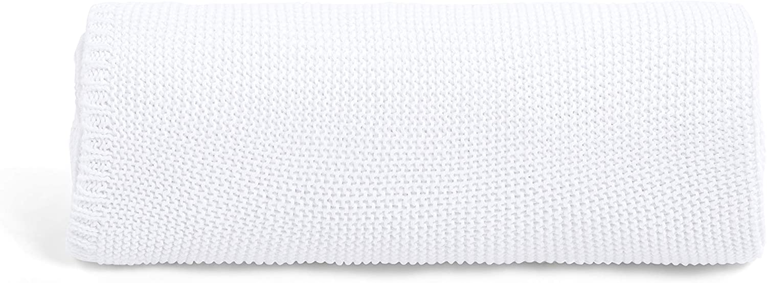 Snuz 3 Piece Plain White Bedding Set For SnuzPod Bedside Crib