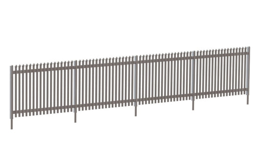 PECO WILLS SSM317 MODERN PALISADE FENCING