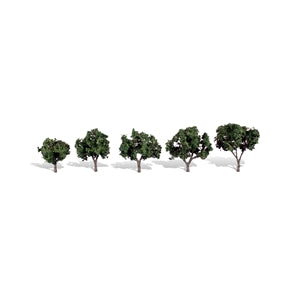 WOODLAND SCENICS COOL SHADES TREES TR3548 1 1/4"-2" Classic Cool Shade (5/Pk)
