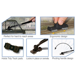 BACHMANN WOODLAND SCENICS TT4550 RAIL TRACKER CLEANING KIT