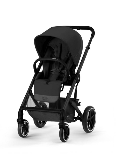 Cybex Balios S Lux Black Frame Essentials Bundle in Moon Black