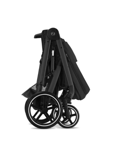 Cybex Balios S Lux Black Frame Aton B2 Comfort Bundle in Moon Black
